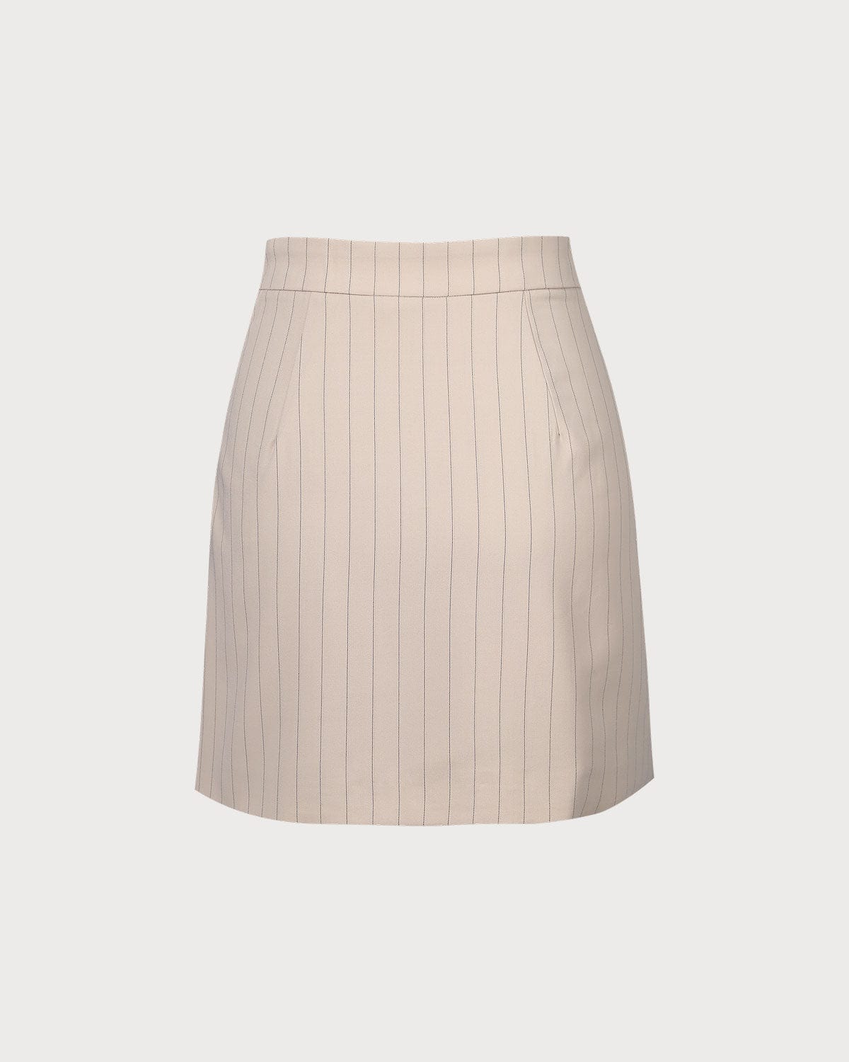 The Apricot Striped Split Hem Mini Skirt Visit Cheap Pice