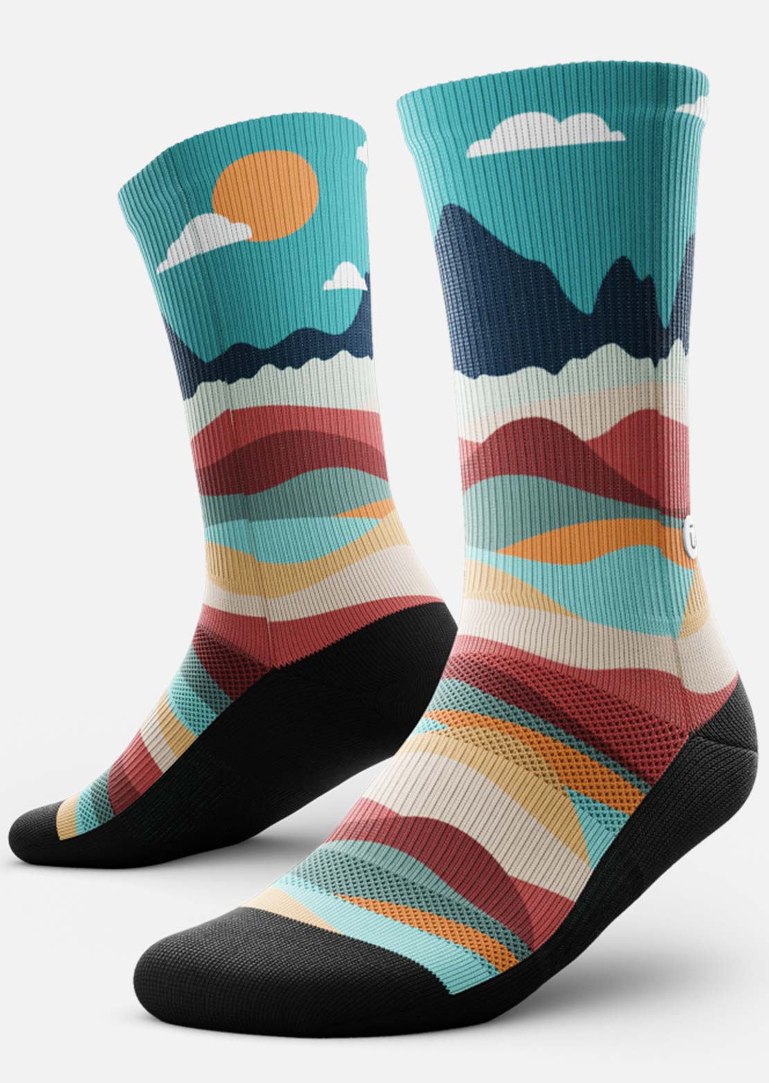 Outway Head In The Clouds Crew Socks Buy Cheap Best Sale