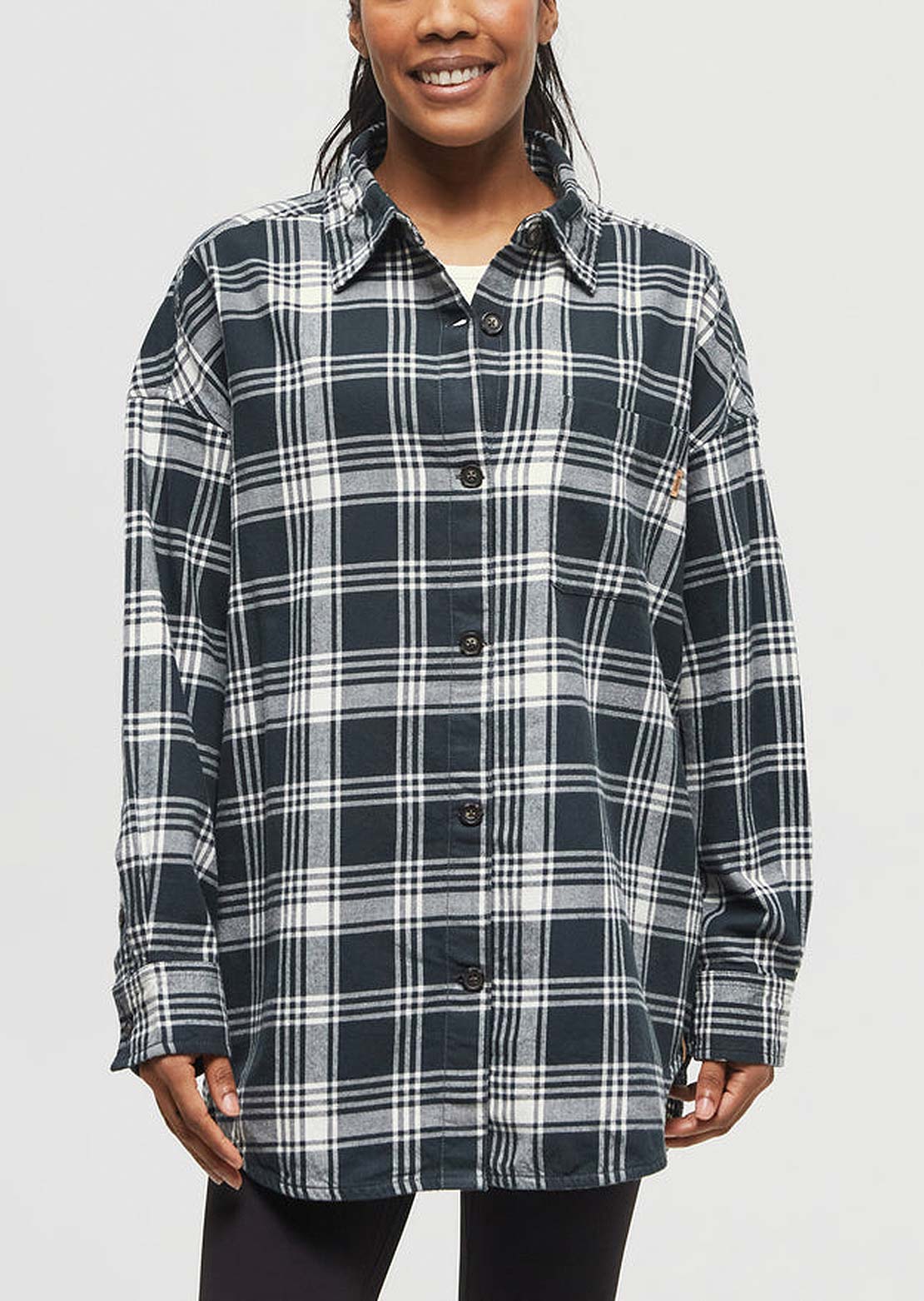 Tentree Women's Fernwood Flannel Button Up Shirt