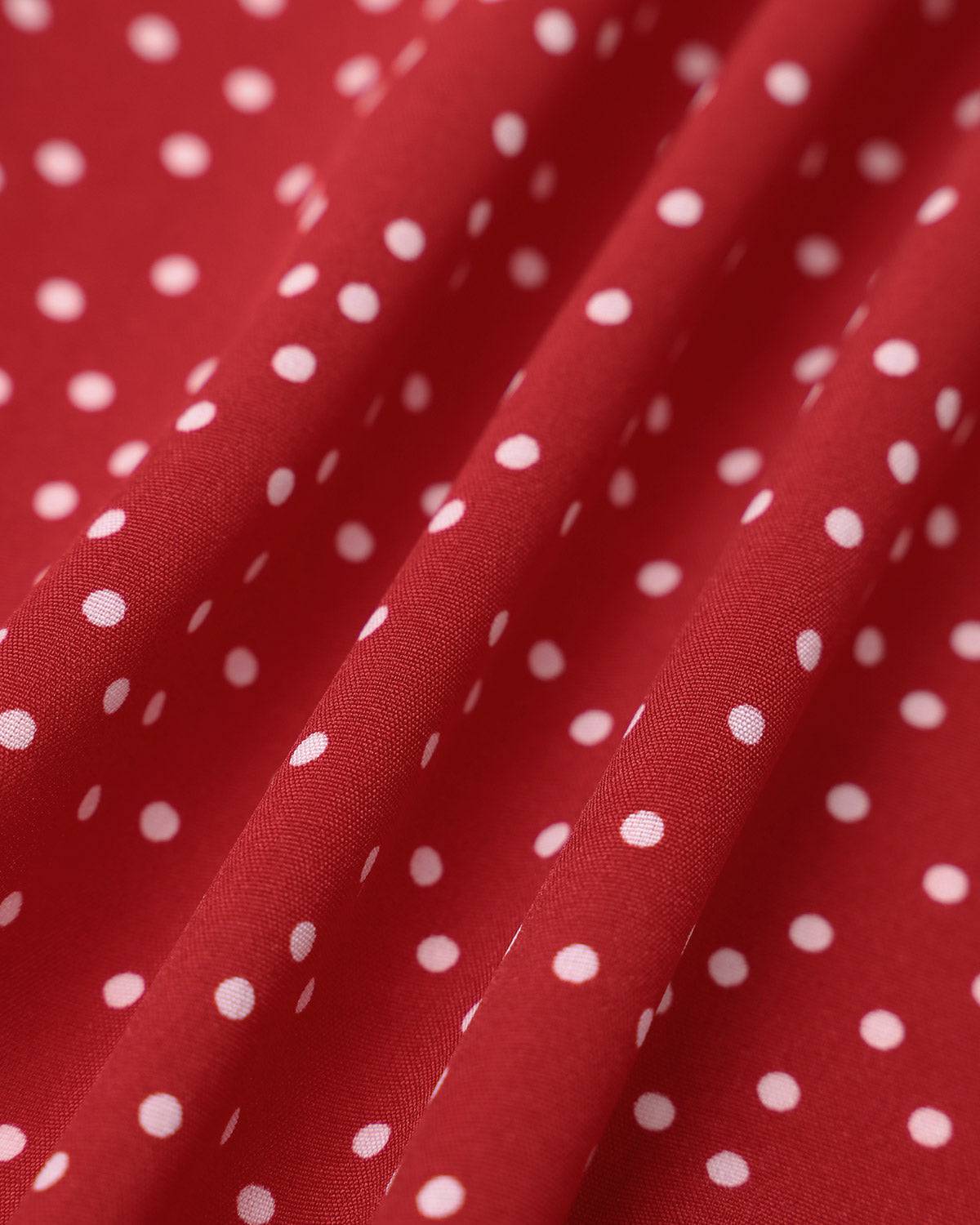 The Polka Dot Ruffle Wrap Dress Online