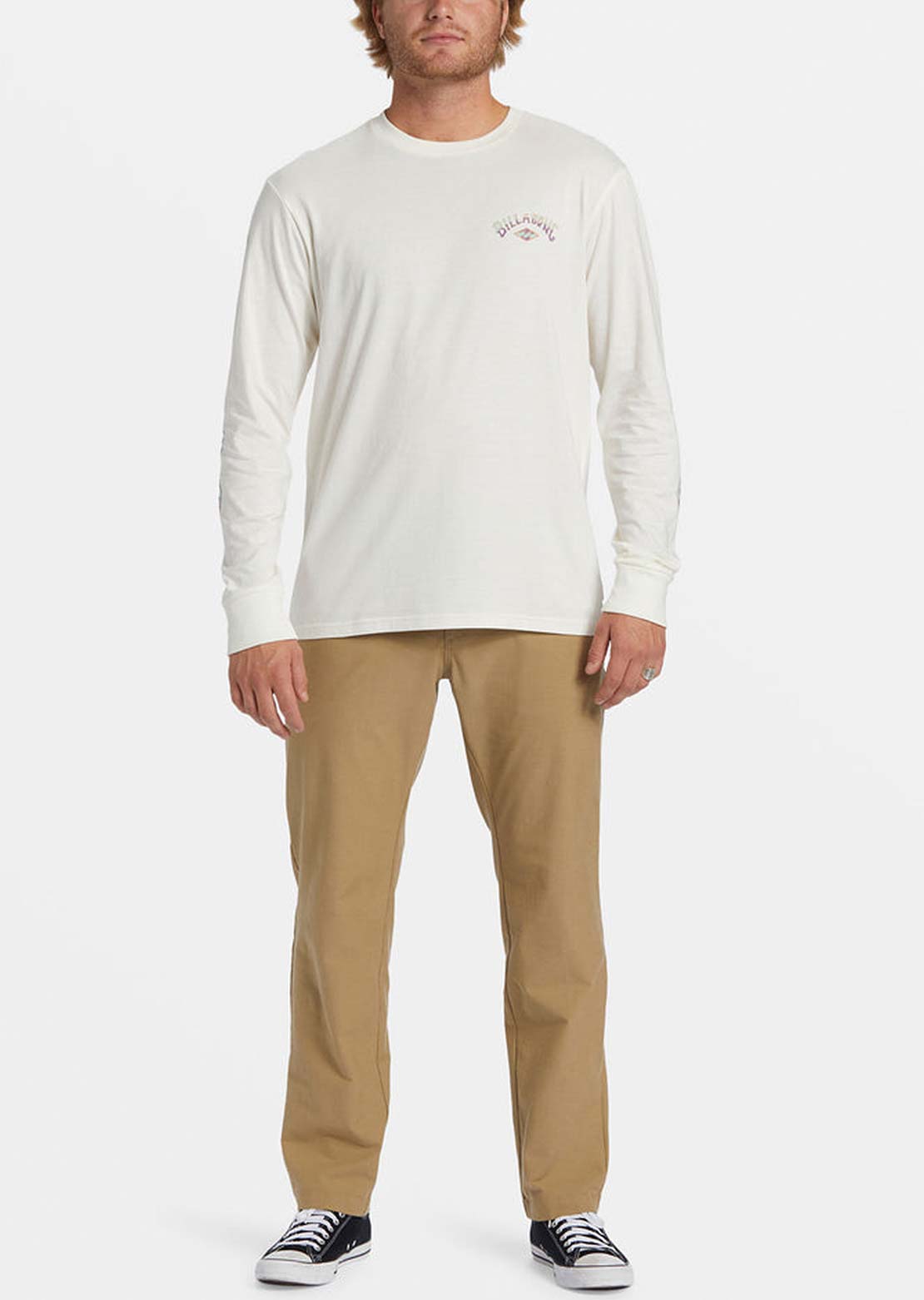 Billabong Men's Crayon Wave Crew Long Sleeve