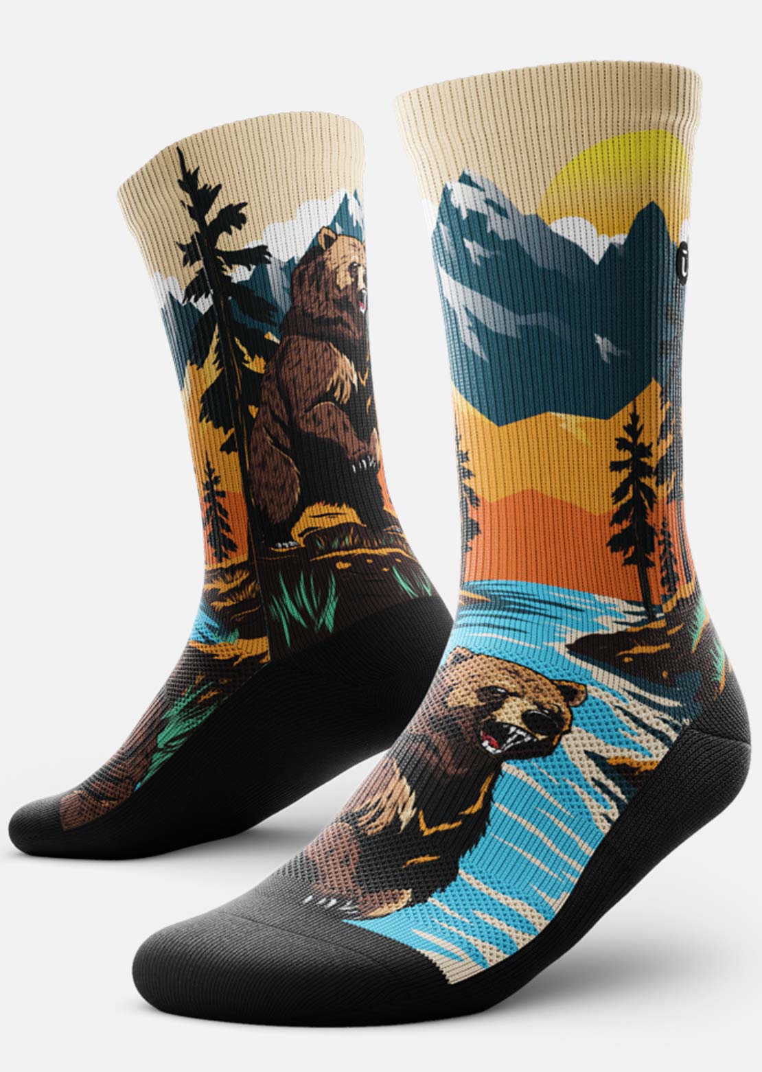 Outway Grizzly Bear Crew Socks Cheap Amazon