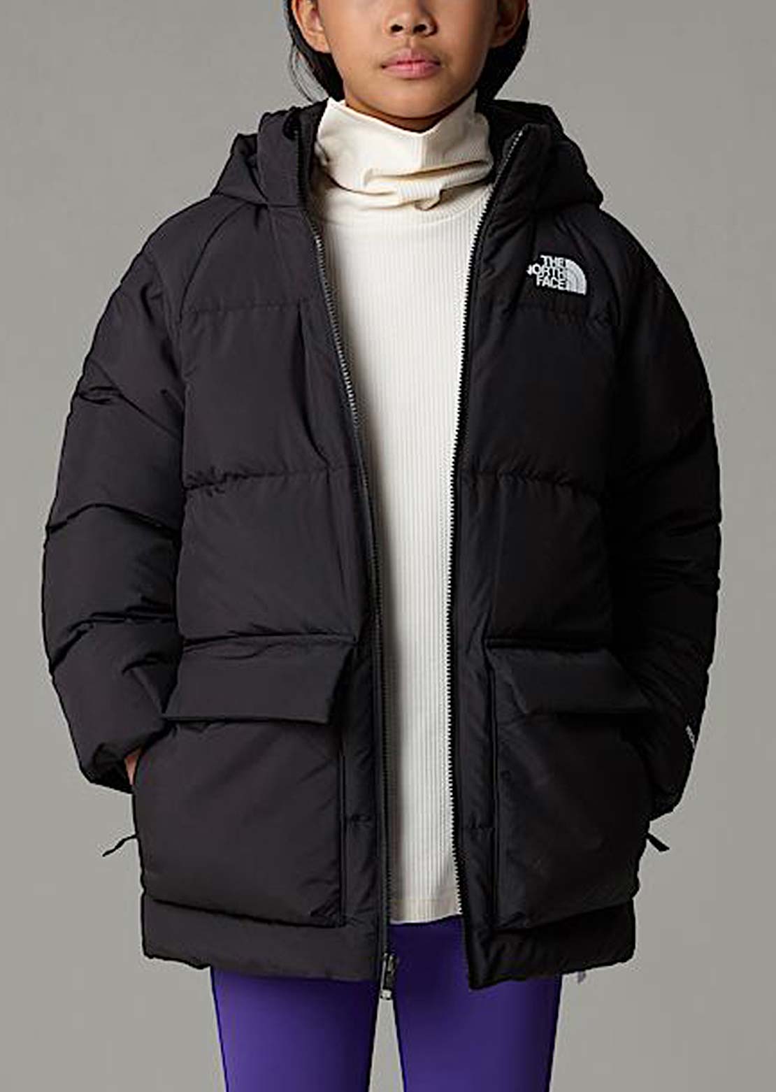 The North Face Junior North Down Fleece Lined Short Parka Best Pices Cheap Pice