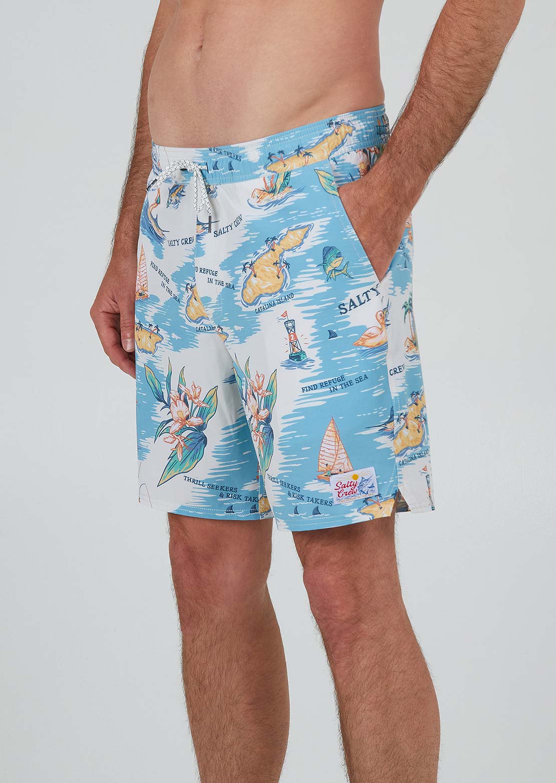 Salty Crew Men's Island Elastic Boardshorts