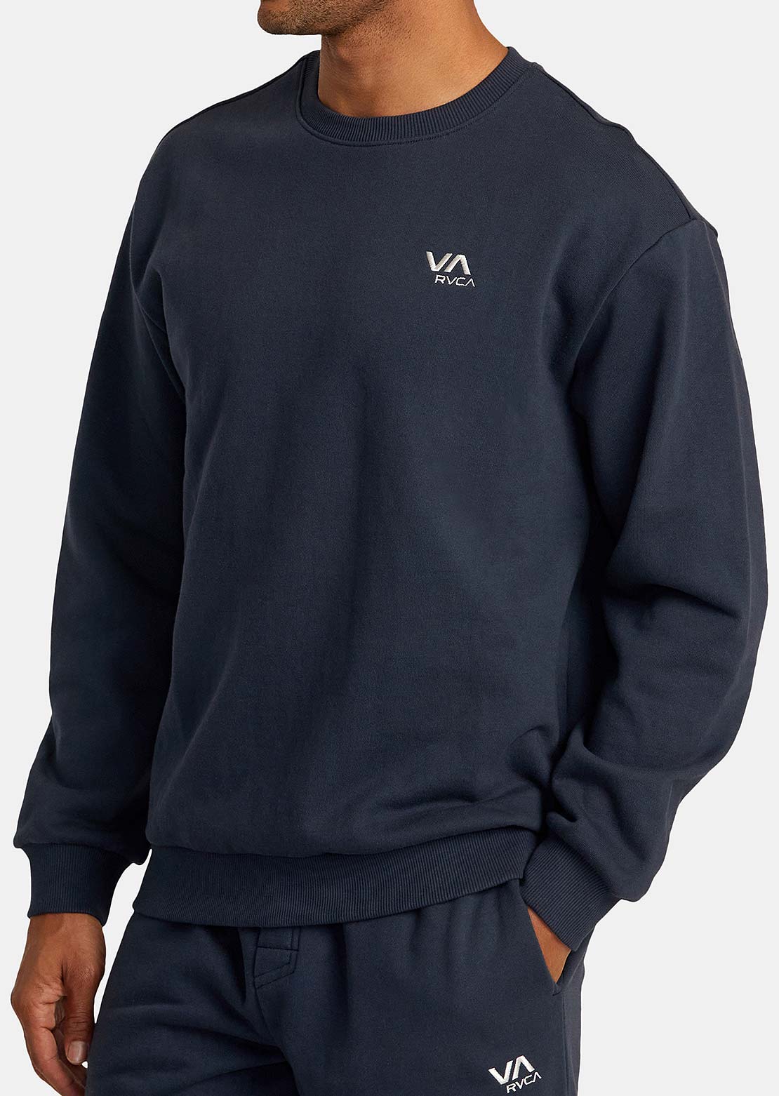 RVCA Men's Va Essential Crew Long Sleeve