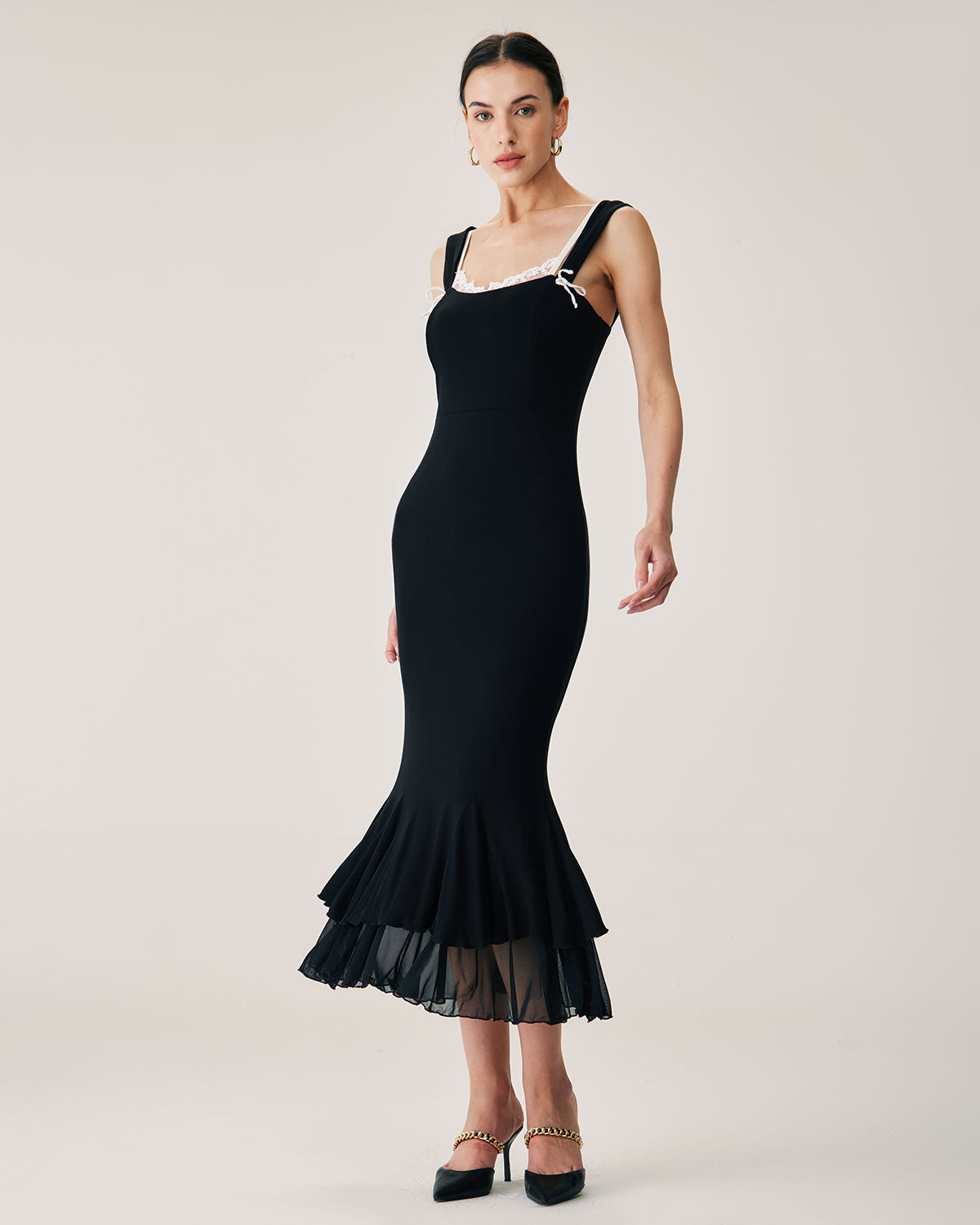 Black Bodycon Slip Maxi Dress Sale Get To Buy