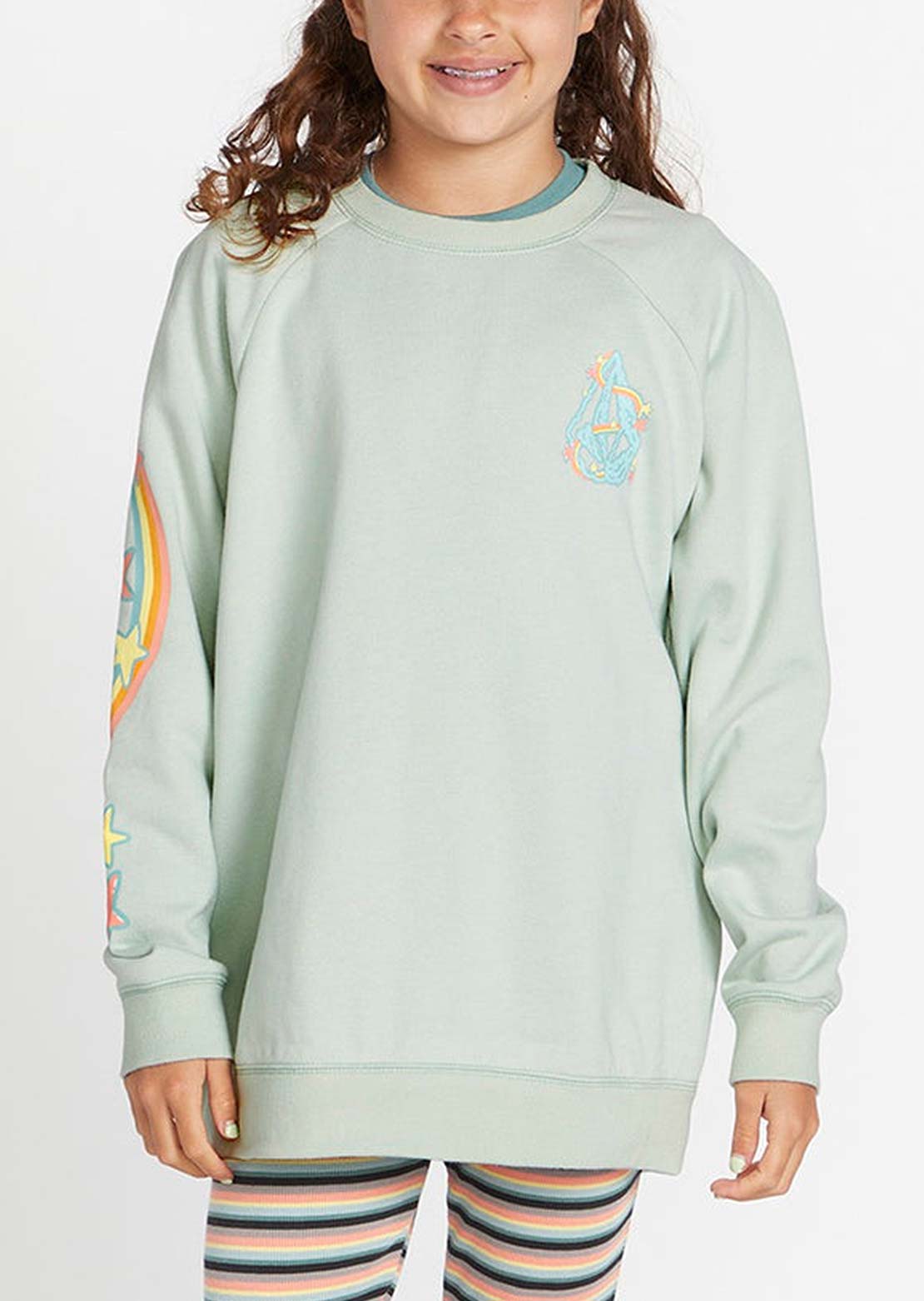 Volcom Junior Truly Stokin BF Crew Longsleeve Shop Offer Cheap Online