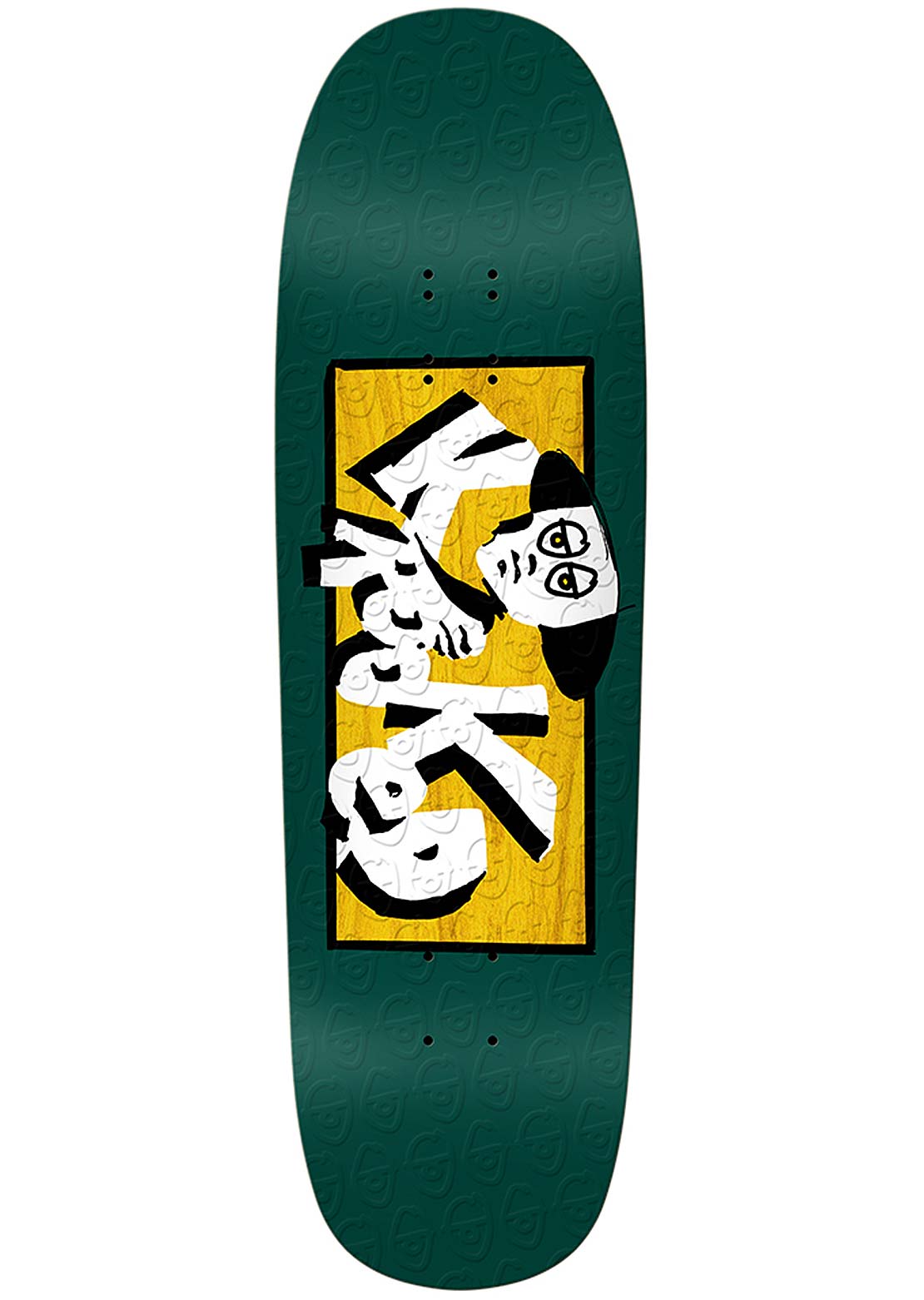 Krooked Team Incognito Embossed Skateboard Deck Buy Authentic Online