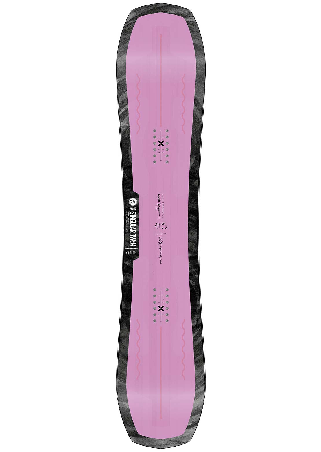 Amplid Unisex Singular Twin Snowboards Outlet Footaction