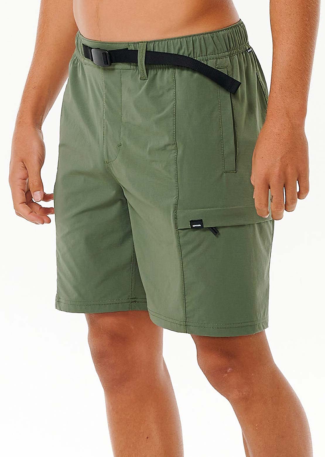 Rip Curl Men's Boardwalk Buckled Cargo Volley Shorts