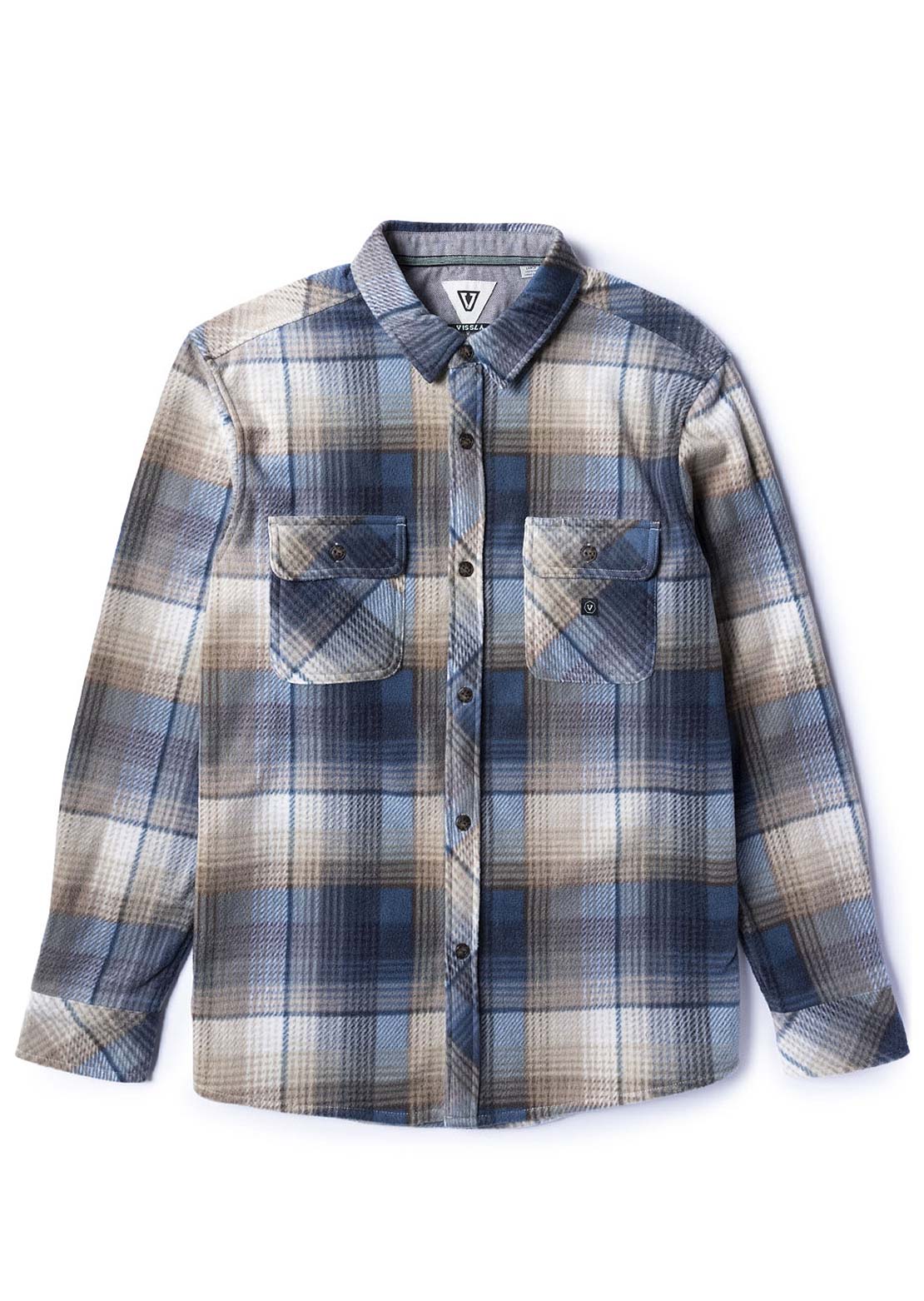 Vissla Men's Eco-Zy LS Polar Flannel Button Up Shirts