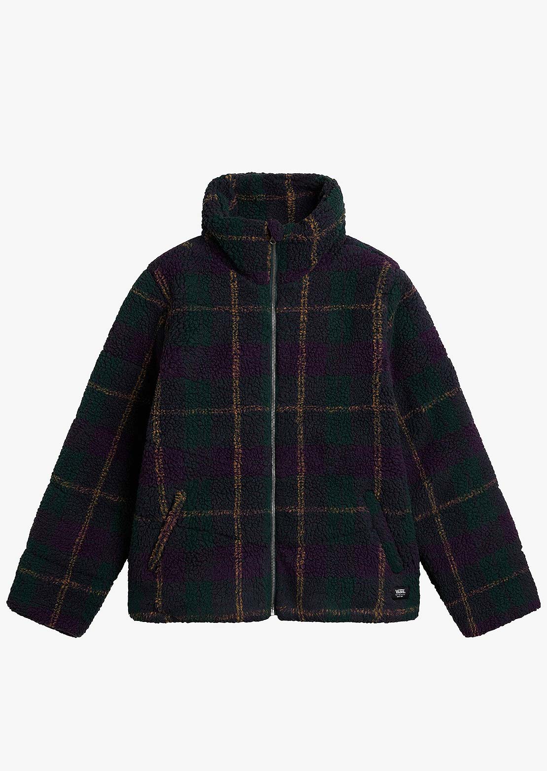 Vans Women's Foundry Plaid High Pile Puff Jacket