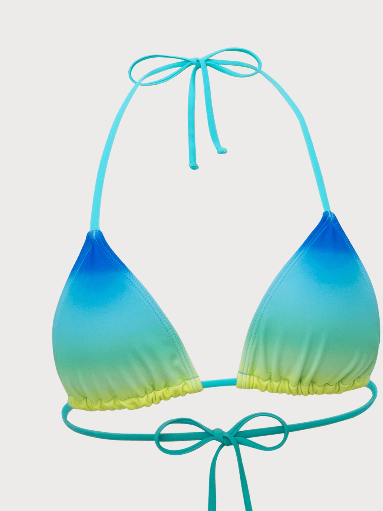 Blue Tie Dye Bikini Set Low Pice