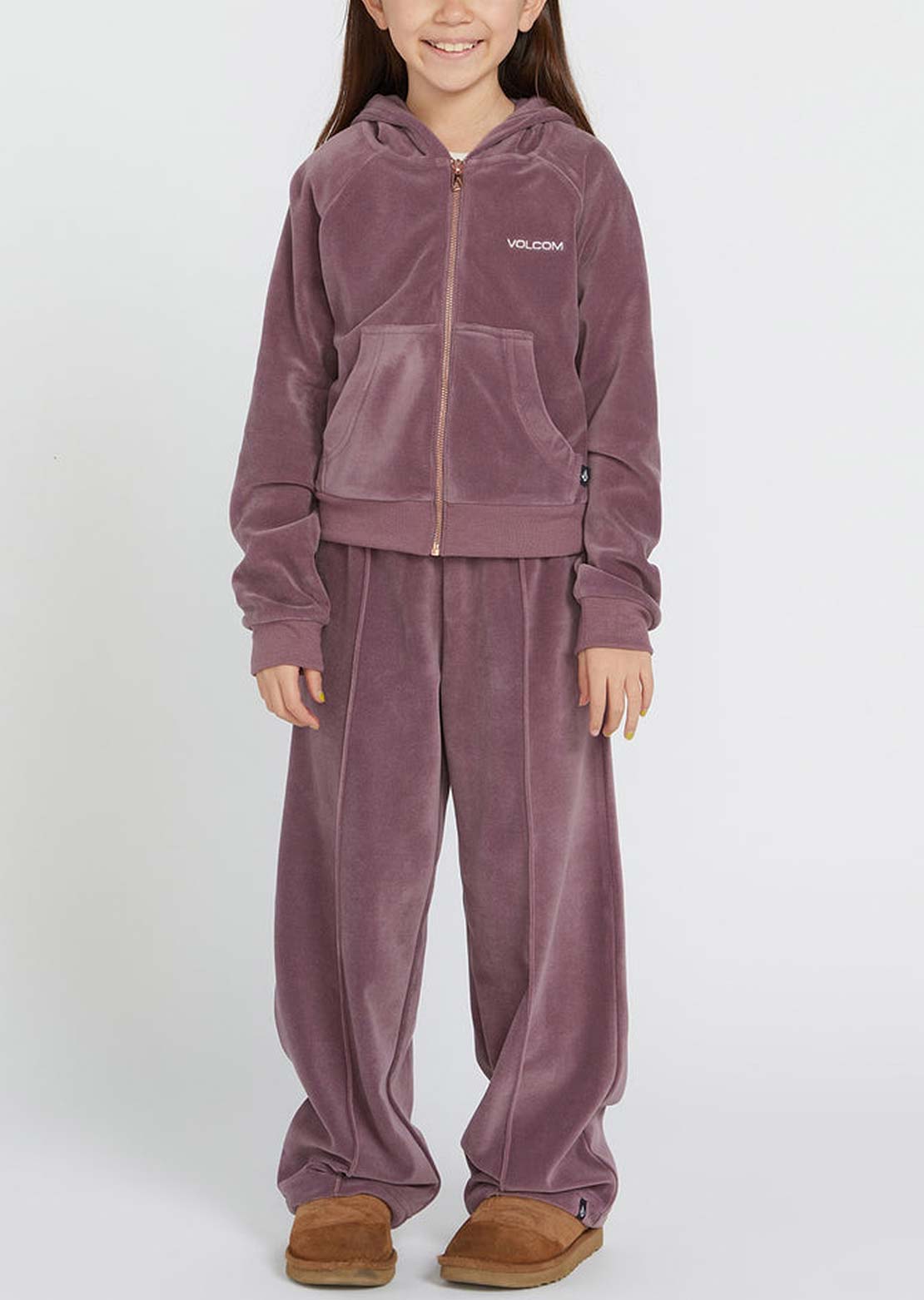 Volcom Junior Lil Velour Zip Fleece Suit Store Cheap Online