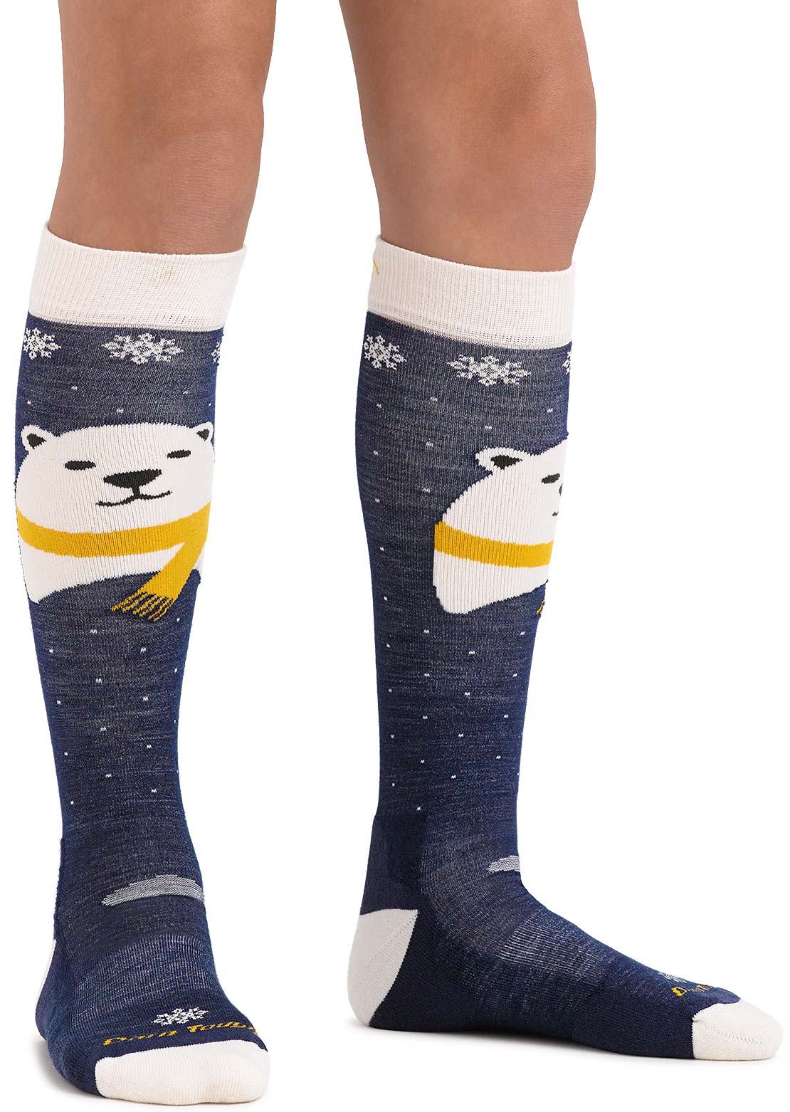 Darn Tough Junior Polar Bear OTC Midweight Socks Free Shipping For Sale