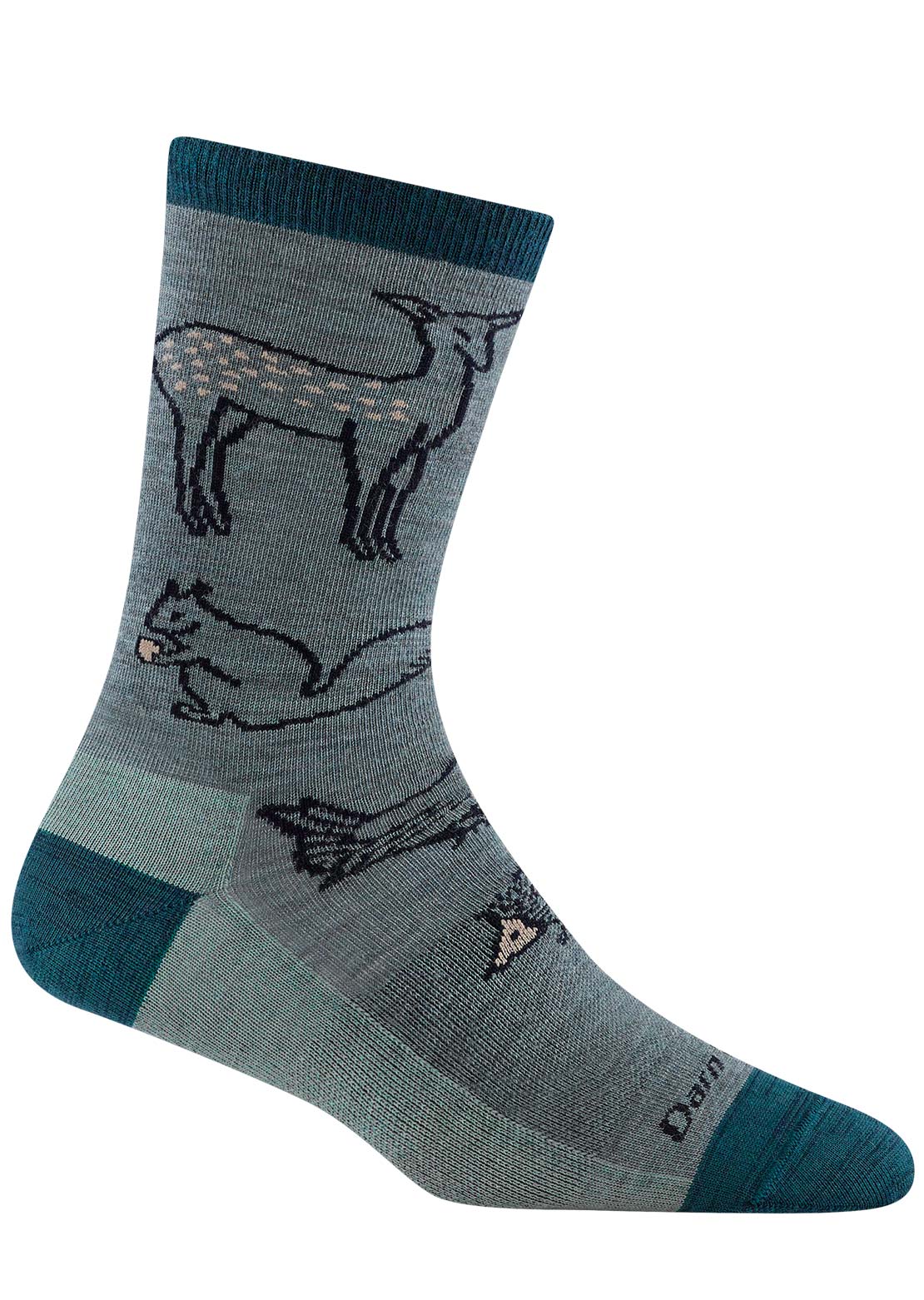 Darn Tough Women's Woodland Creatures Crew Socks