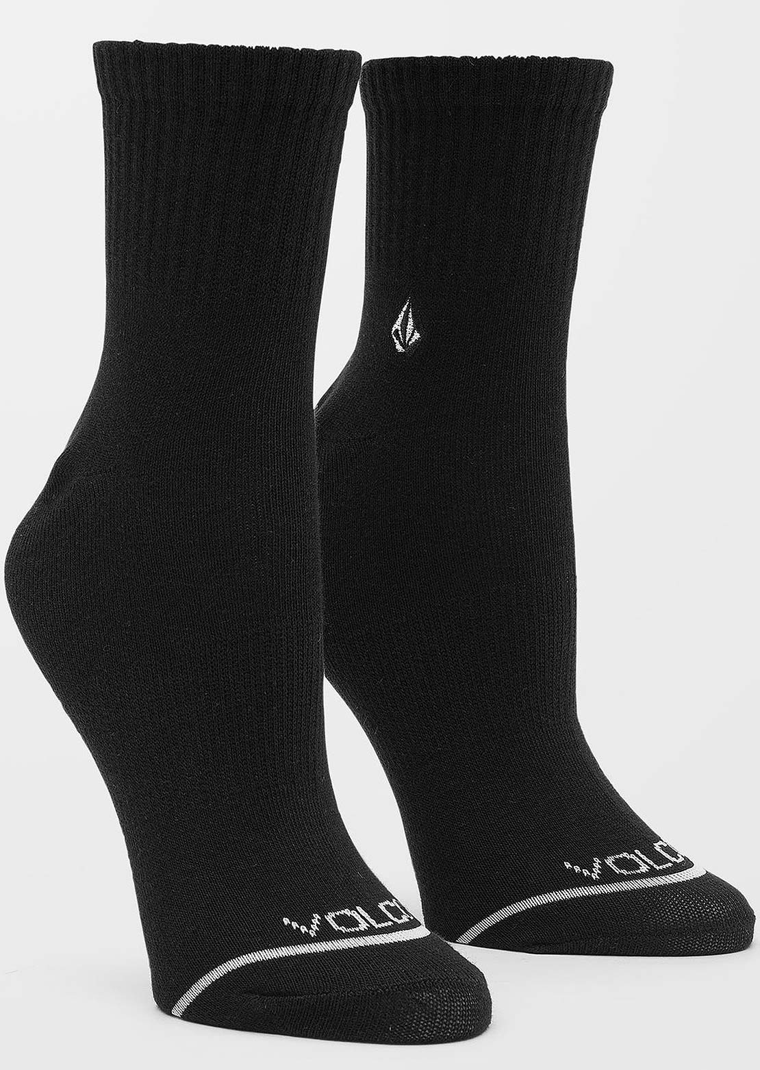 Volcom Women's The New Crew Socks - 3 Packs