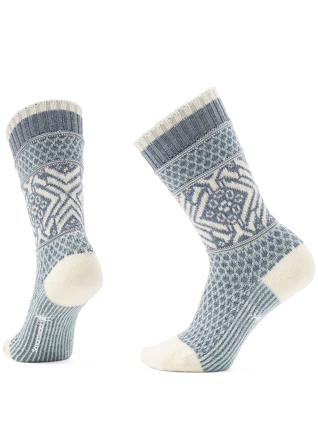 Smartwool Everyday Popcorn Snowflake Pattern Crew Socks Discount Brand New Unisex