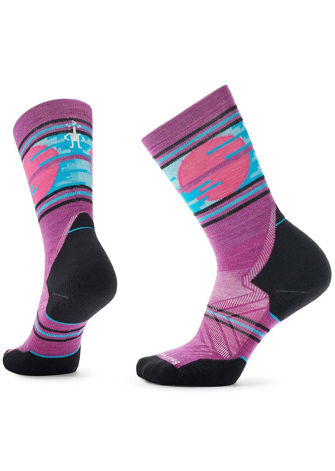 Smartwool Women's Run Targeted Cushion Sunset Trail Crew Socks