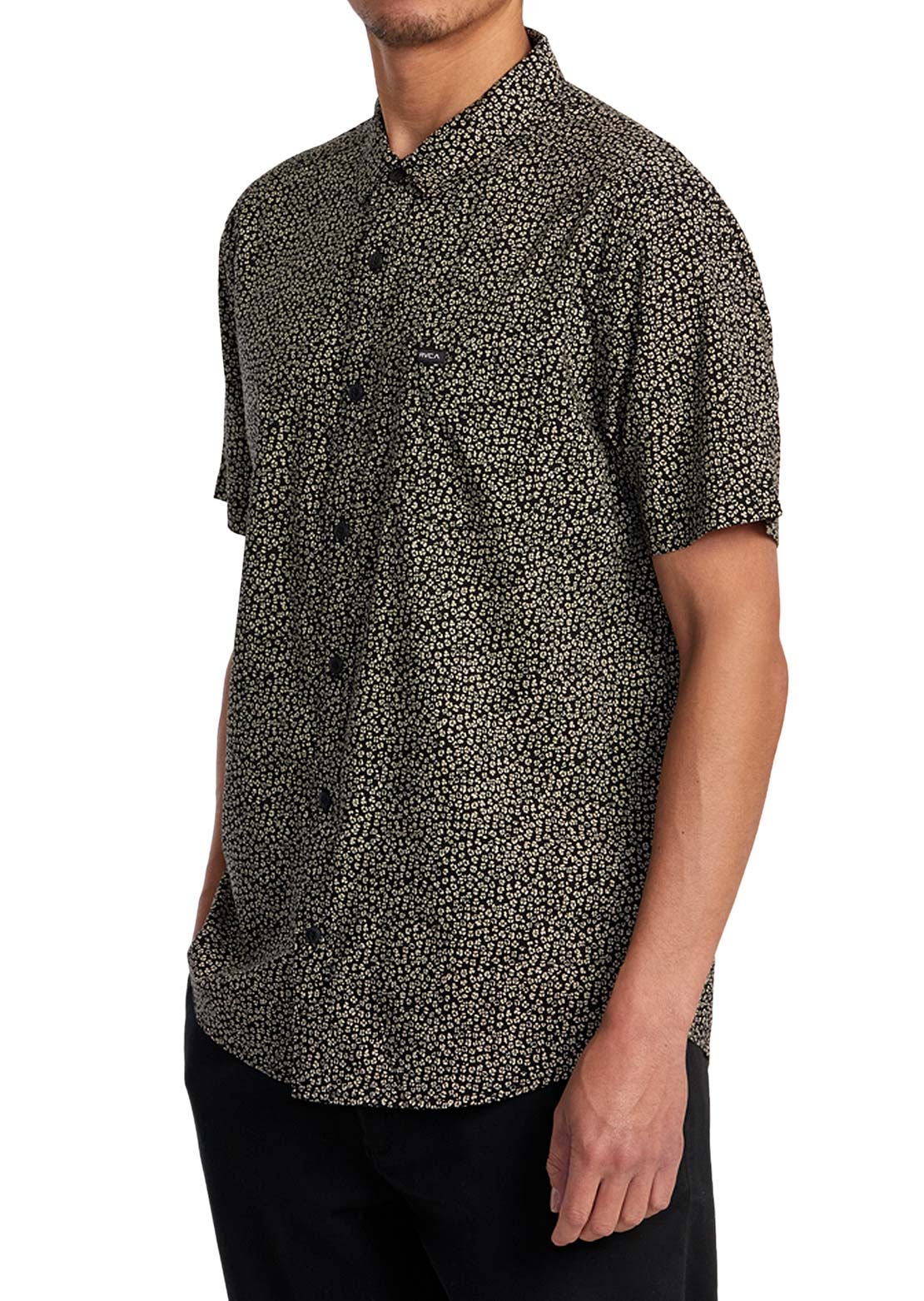 RVCA Men's Morning Glory Shortsleeve Shirt