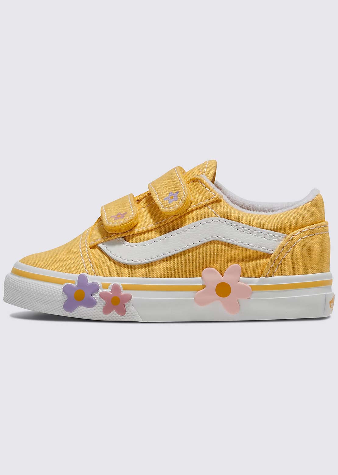 Vans Toddler Old Skool V Flower Shoes 2025 Unisex