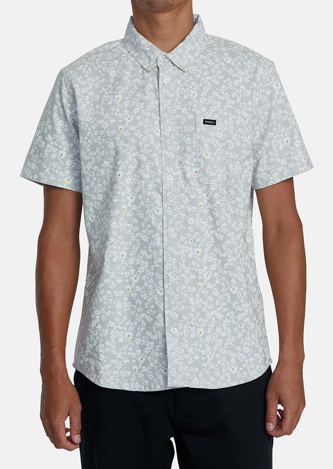 RVCA Men's Thatll Do Print Button Up Shirts