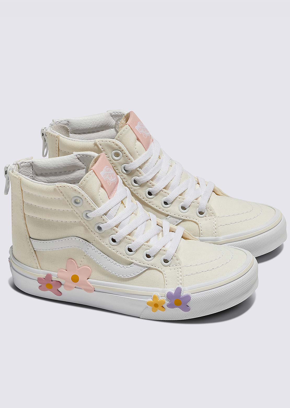 Vans Junior Sk8-hi Zip Flower Shoes 100% Original Cheap Pice