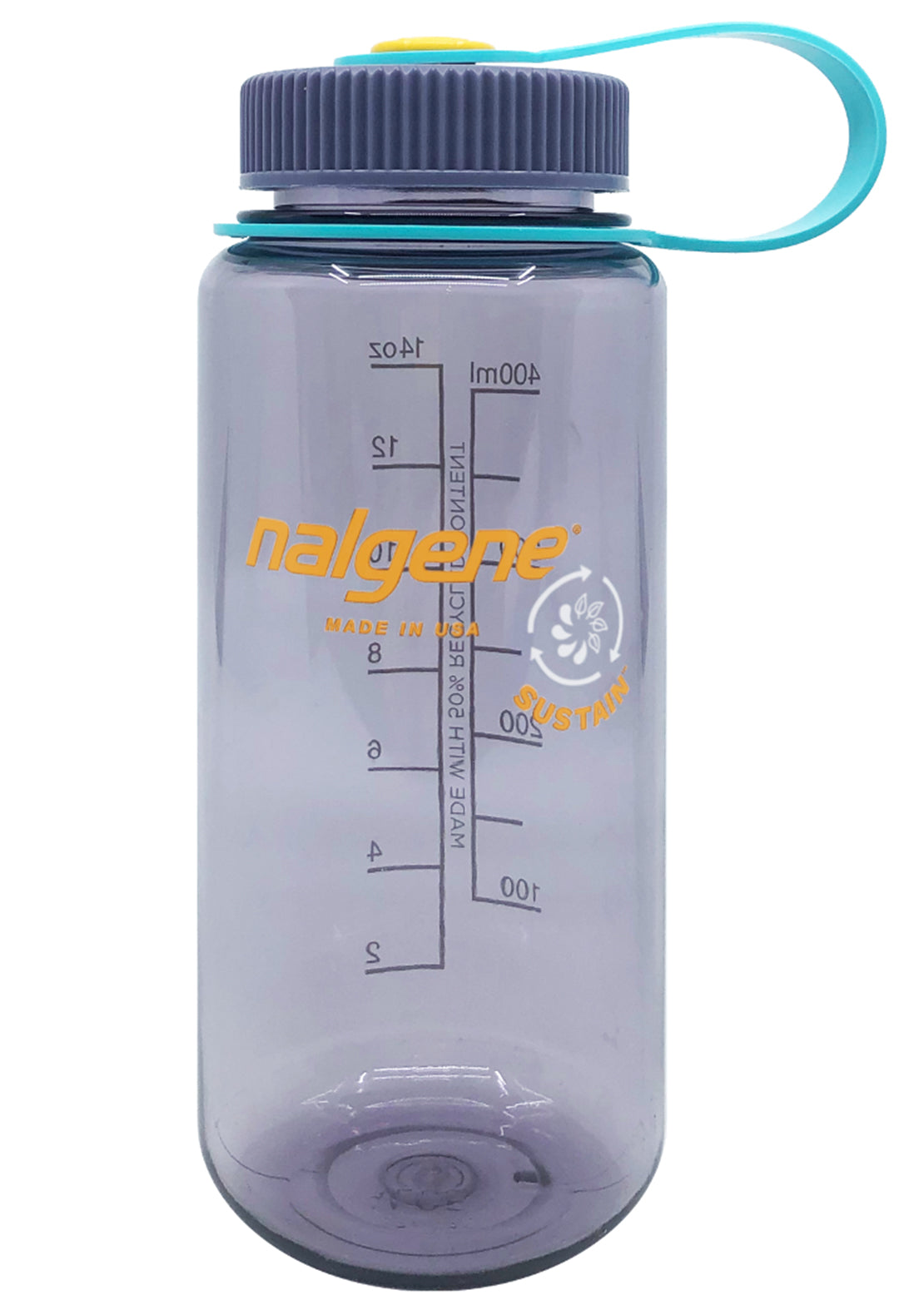 Nalgene Sustain 16 oz Wide Mouth Loop Top Bottle Cheap Sale 100% Original