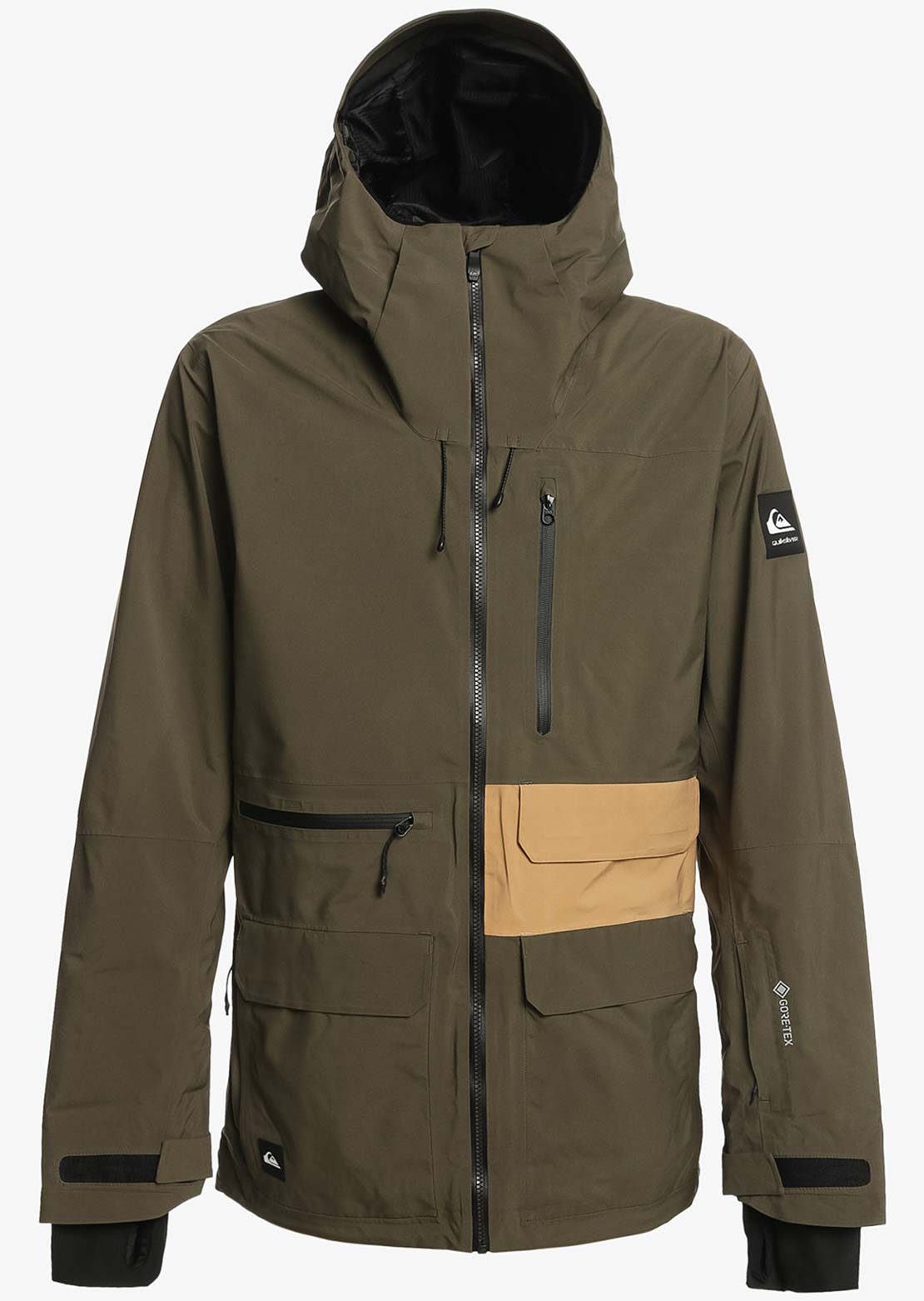 Quiksilver Men's Black Alder Stretch GTX Snow Jacket