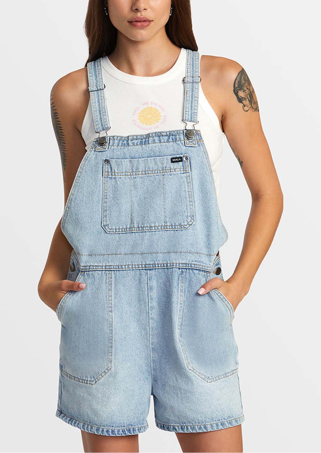 RVCA Women's Succession Shortall One Piece