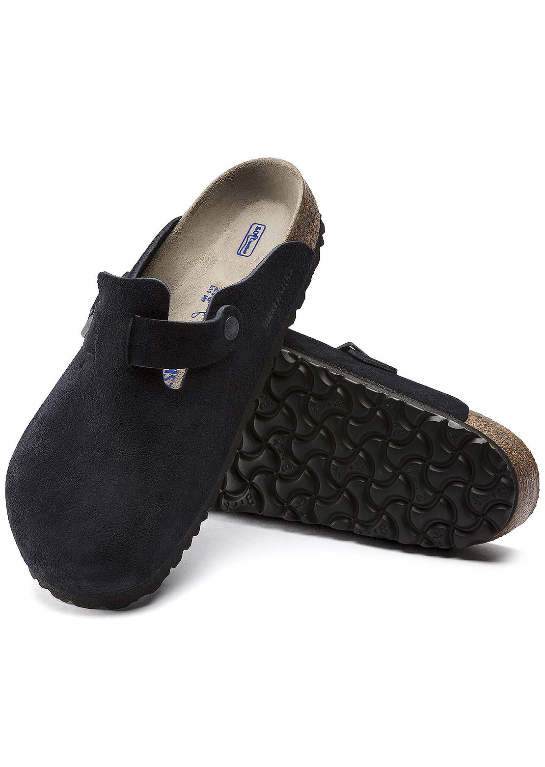 Birkenstock Unisex Boston Soft Suede R Footbed Sandals Supply