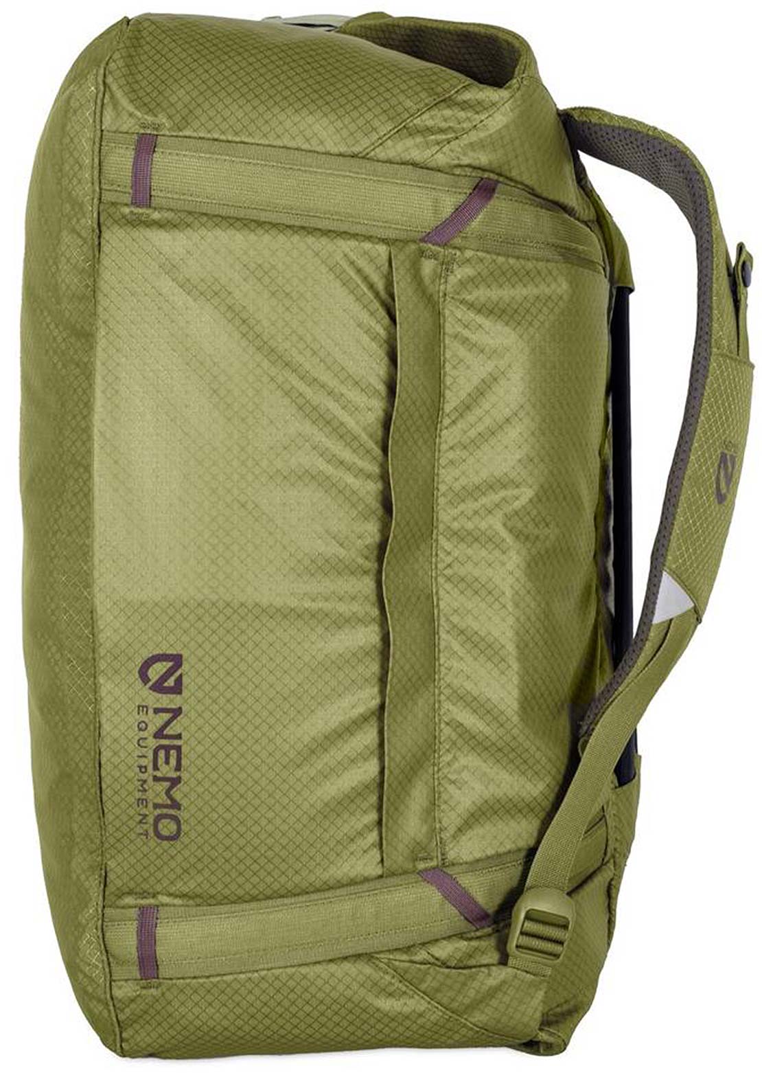 NEMO Equipment Double Haul Convertible 55L Duffel Bag Free Shipping Marketable