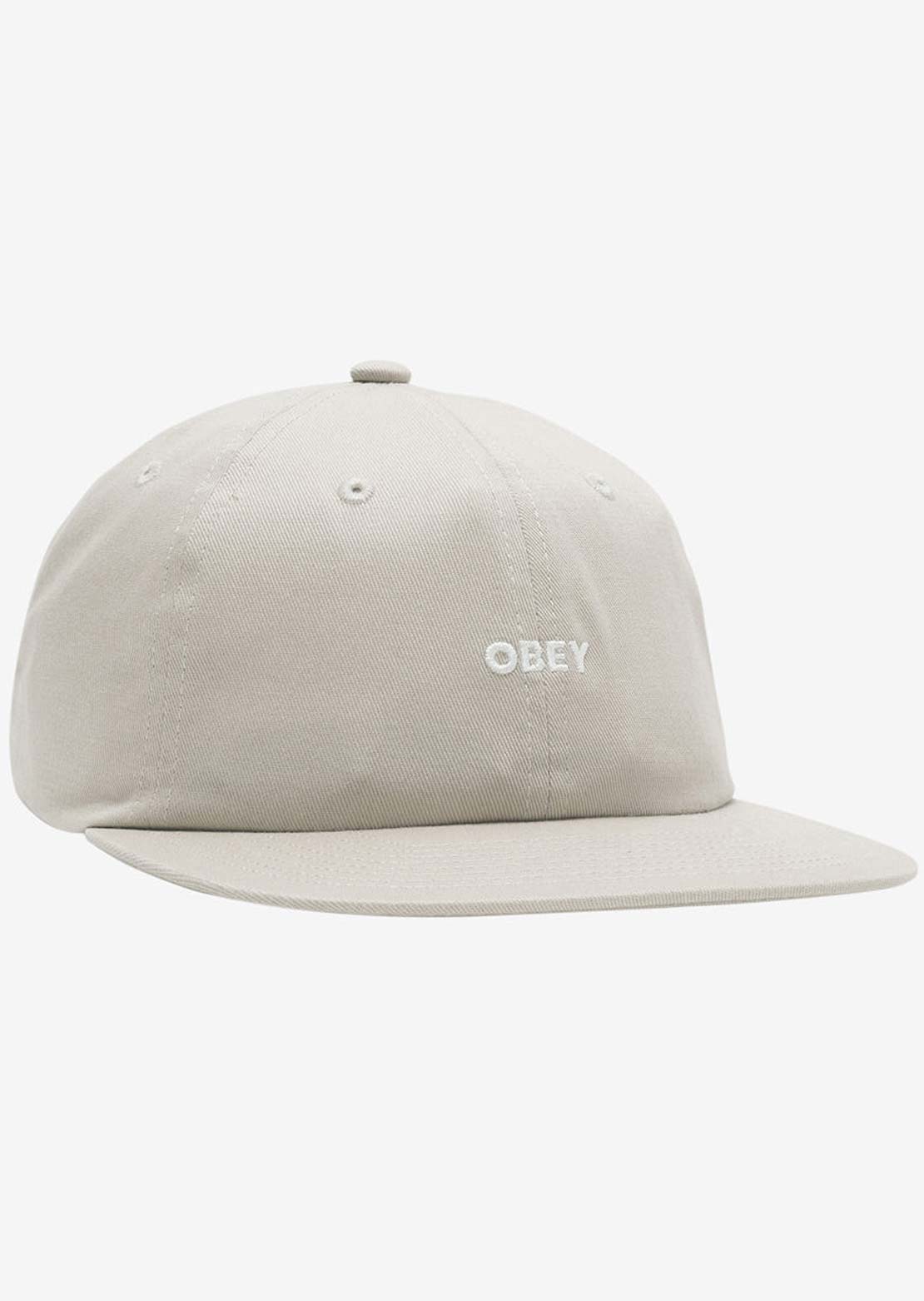 Obey Men's Bold Twill 6 Panel Strapback Cap