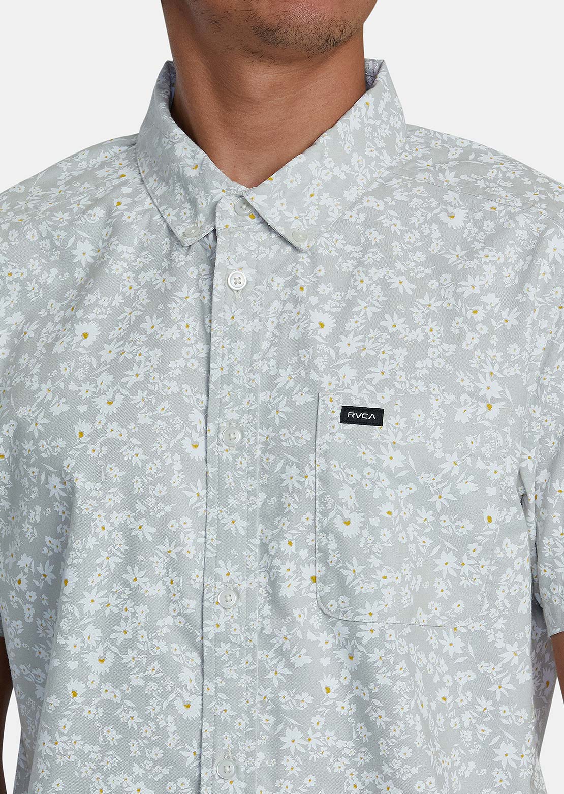 RVCA Men's Thatll Do Print Button Up Shirts