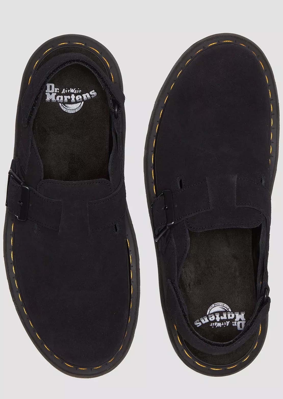 Dr. Martens Unisex Jorge II Black EH Suede Sandals Best Place For Sale