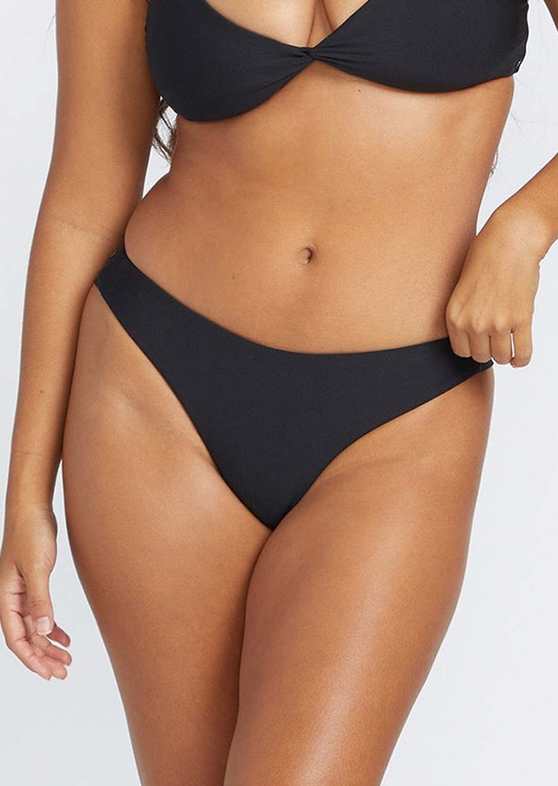 Volcom Women's Simply Seamless Cheekini Bikini Bottom