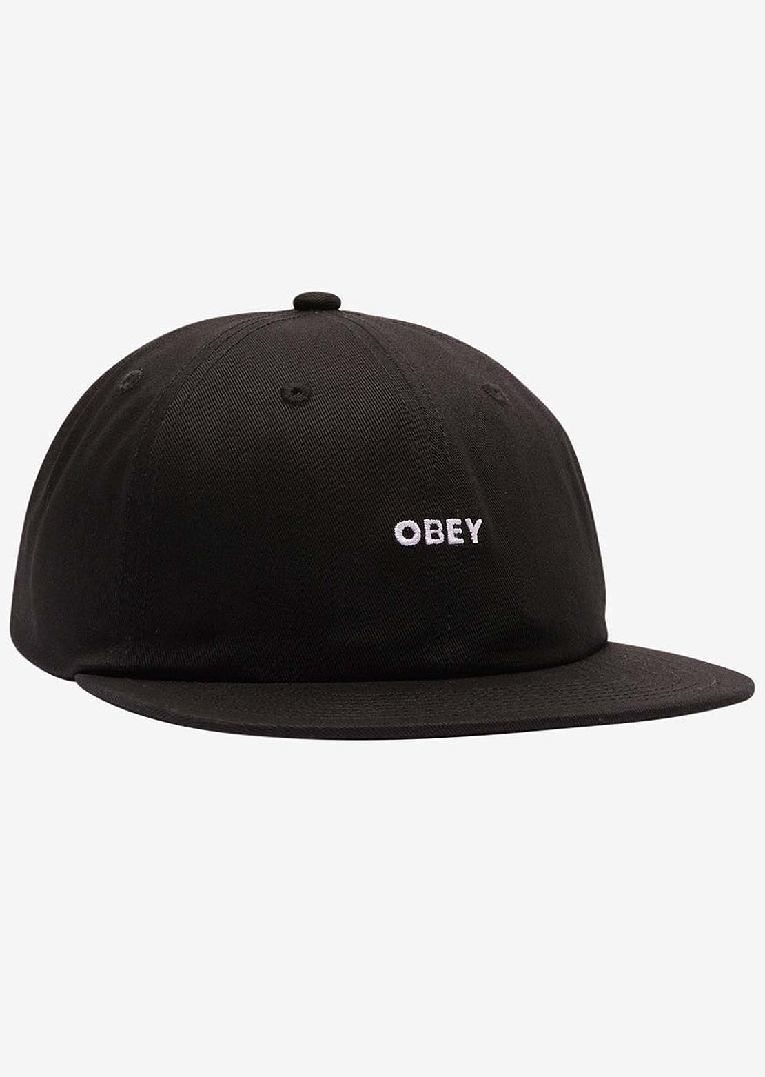 Obey Men's Bold Twill 6 Panel Strapback Cap