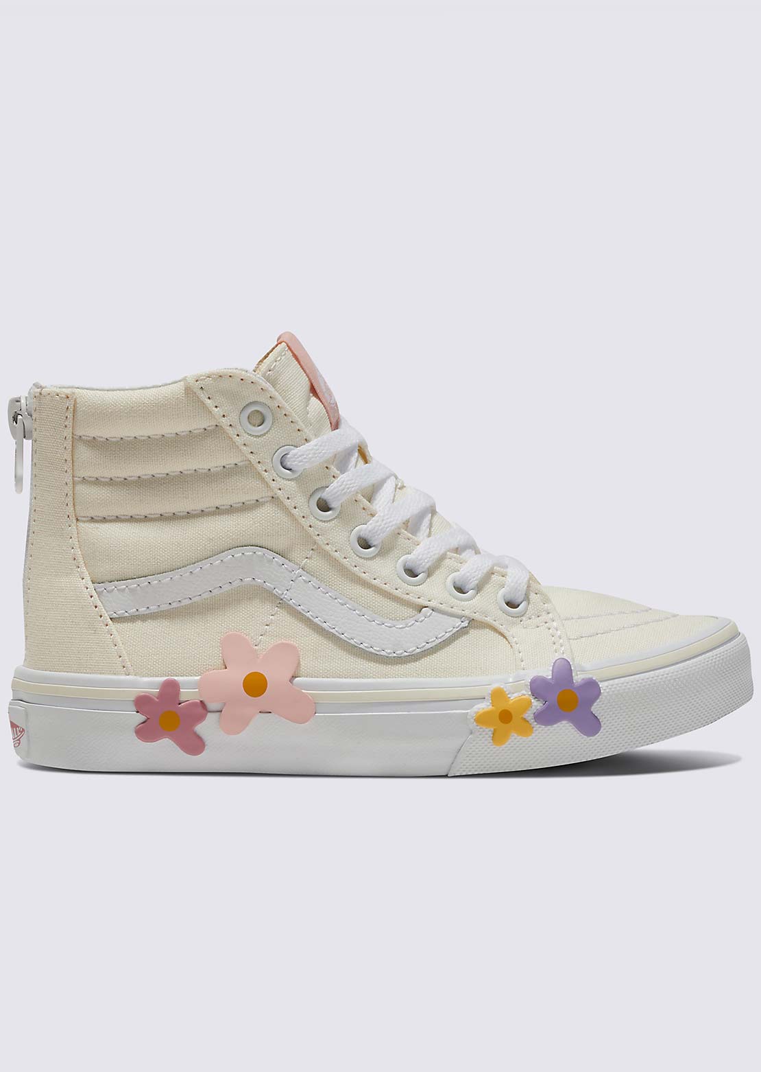 Vans Junior Sk8-hi Zip Flower Shoes 100% Original Cheap Pice