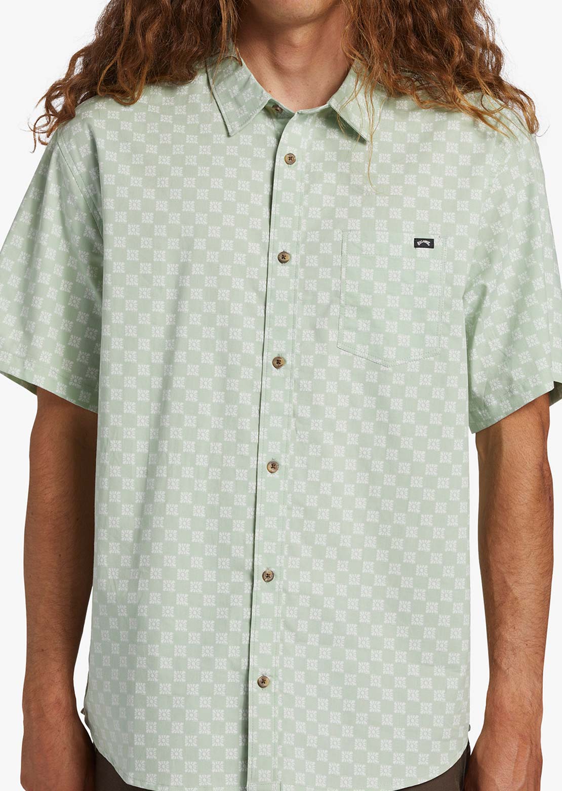 Billabong Men's Sundays Mini Button Up Shirt