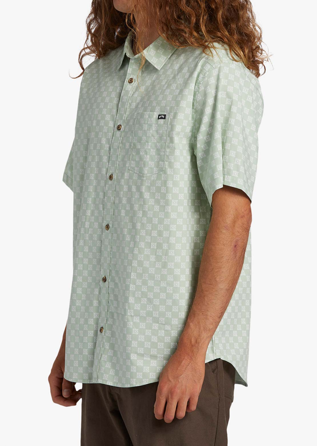 Billabong Men's Sundays Mini Button Up Shirt