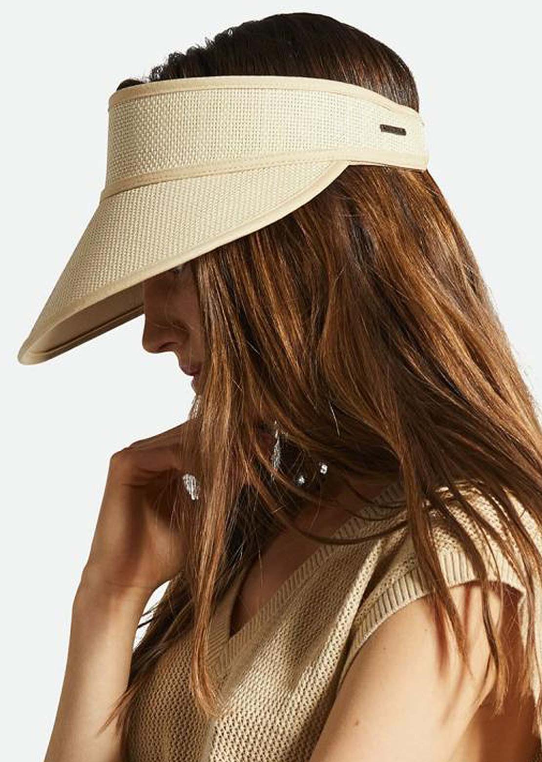 Brixton Women¡¯s Newport Straw Visor Hat Buy Cheap Clearance Store