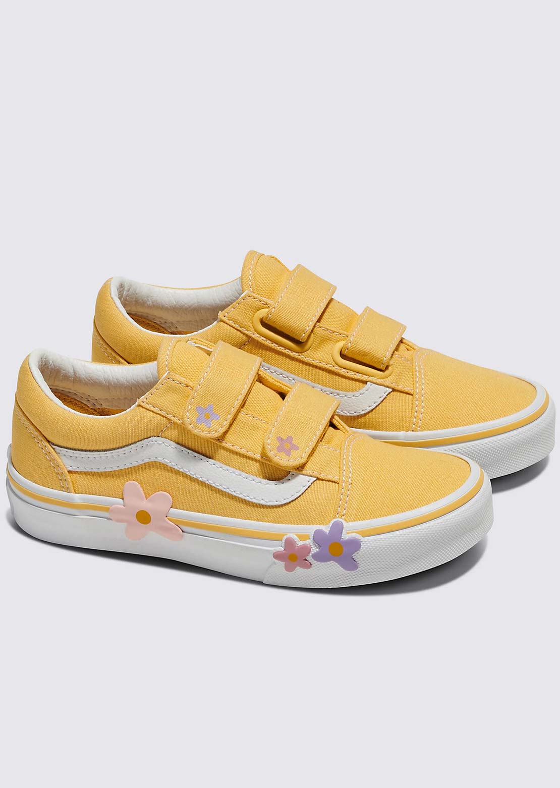 Vans Toddler Old Skool V Flower Shoes 2025 Unisex