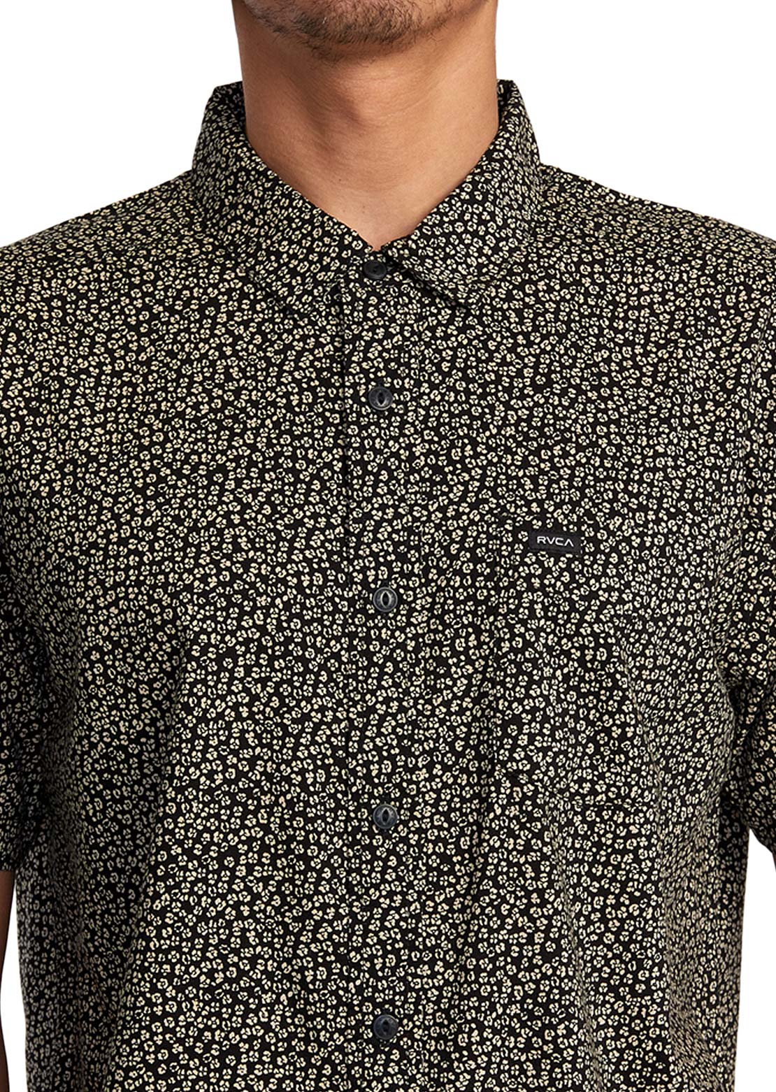 RVCA Men's Morning Glory Shortsleeve Shirt