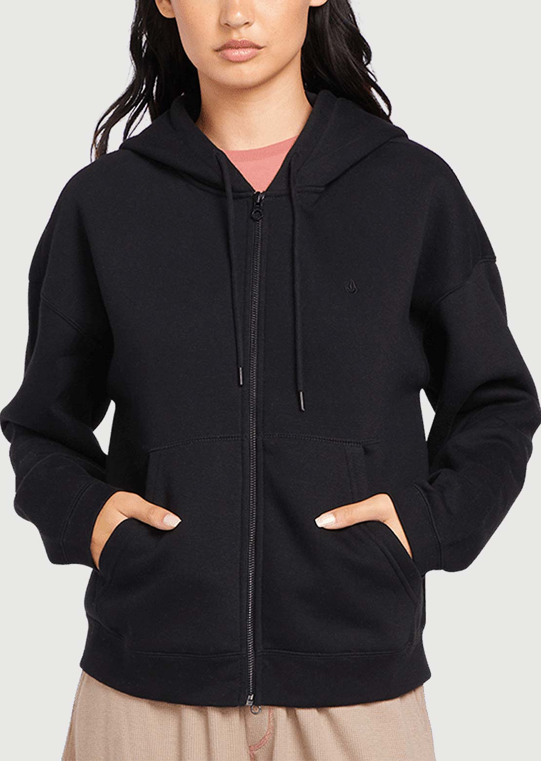 Volcom Women's Stone Heart Up Zip Fleece