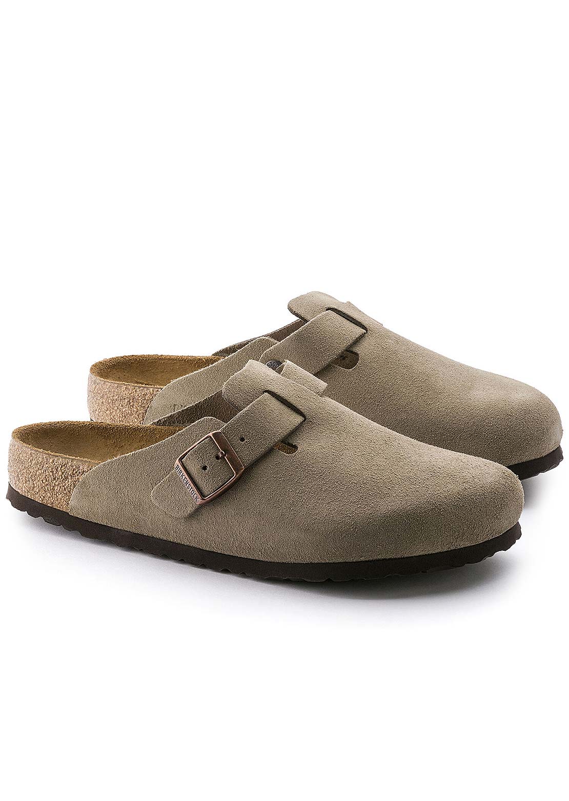 Birkenstock Unisex Boston Soft Suede R Footbed Sandals Outlet Factory Outlet