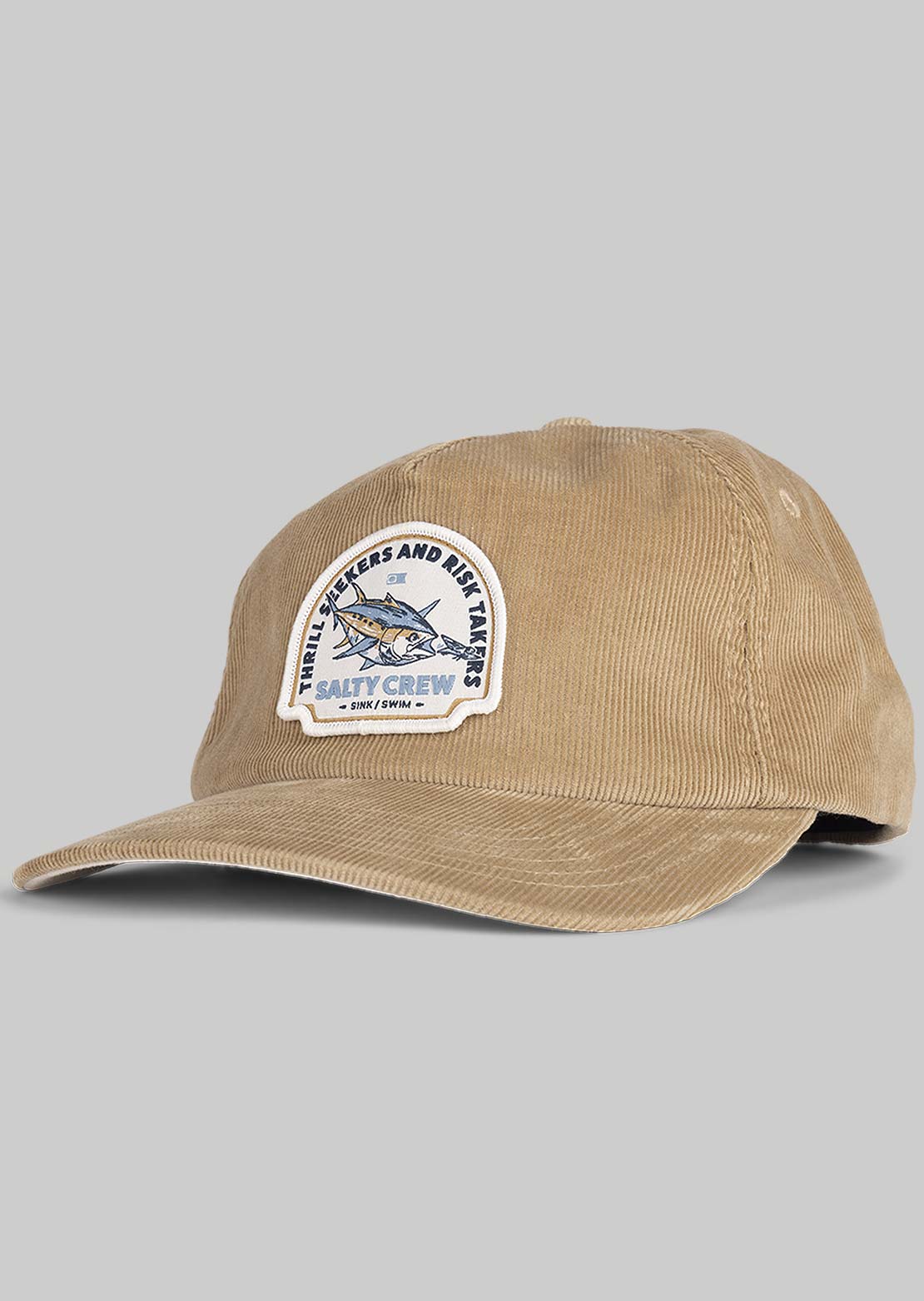 Salty Crew Men's Chaser Cord 5 Panel Cap