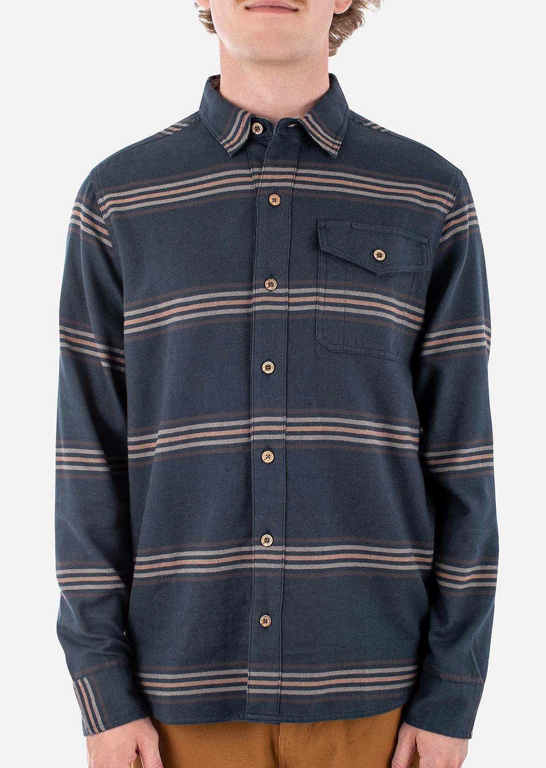 Jetty Men's Essex Oyster Twill Button Up Shirt